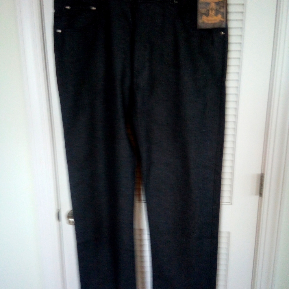 Jeanius akademiks Black Jeans 46/34 NWT